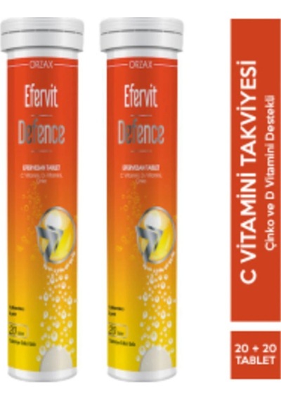 Efervit Defence 20 Efervesan Tablet Ikincisi %50