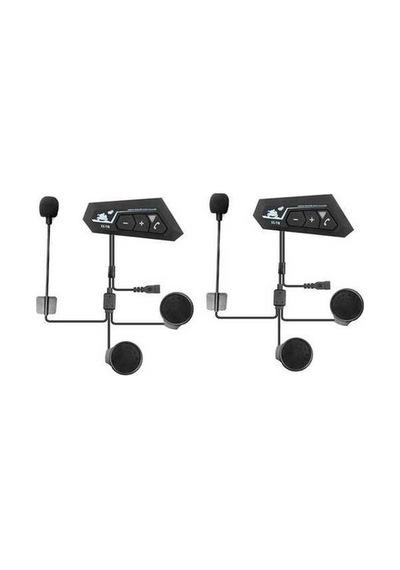 Treasures Shuai Yan 5.0 Bluetooth Motosiklet Kask Interkom Kulaklık 9482 - Moda Tasarım, Uzun Pil, Su Geçirmez