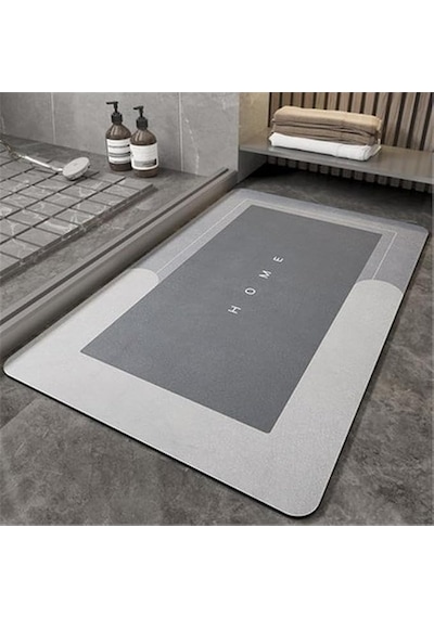 Su Emici Banyo Paspası Kaymaz Tabanlı Su Emici Yapı 50 X 70 Cm Büyük Boy Çok Amaçlı Banyo Paspası Kolay Temizlenir Karışık-çok Renkli