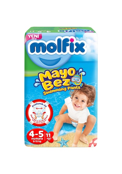 Molfix Swimming Pants Mayo Bez 4-5 Numara 11 Adet