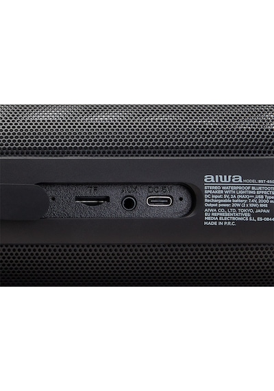 Aiwa BST-650BK Taşınabilir Bluetooth Hoparlör