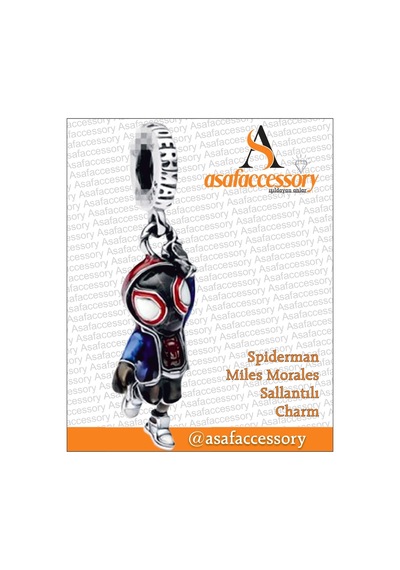 Miles Morales Charm Asafaccessory Siyah