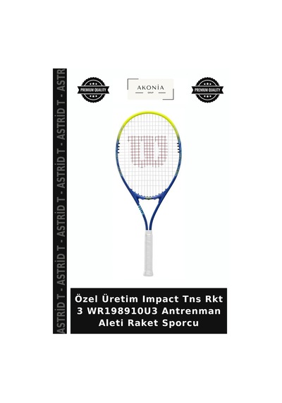 Özel Üretim Impact Tns Rkt 3 Wr198910u3 Antrenman Aleti Raket Sporcu