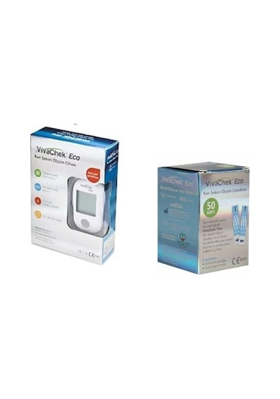 Vivachek Eco Ölçüm Cihazı + 50 Adet Çubuk