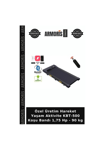 Özel Üretim Hareket Yaşam Aktivite Kbt-500 Koşu Bandı 1,75 Hp - 90 Kg