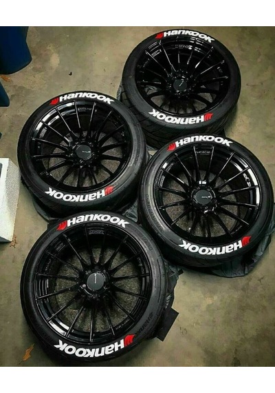 Lastik Yazısı Yokohama Speedhunters Hankook 1.Sınıf Kalite Solmaz
