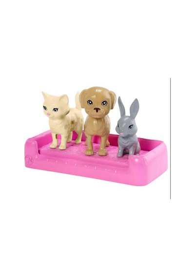 Barbie Ve Hayvanları Banyo Eğlencesi Seti Fxh11