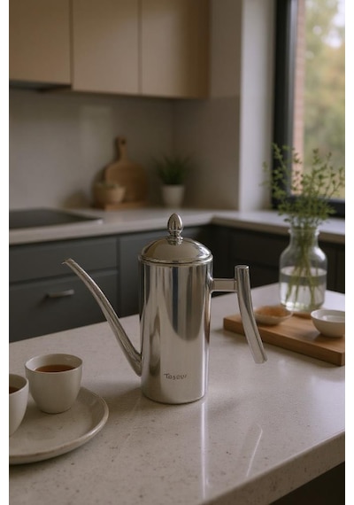 Bambum Zed - Çok Amaçlı Çelik Demlik 700ml Çelik
