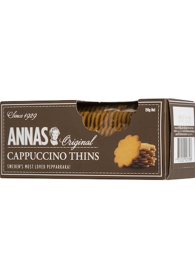 Annas Orginal Cappuccino Thins Kahveli Bisküvi-kurabiye 150 G