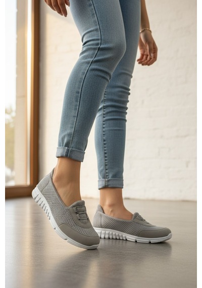 Enoch Kadın Triko Full Ortopedik Şeker Hastalarına Uygun Günlük Kullanım Yürüyüş Sneakers Ayakkabı Gri Enoch Kadın Triko Full Ortopedik Şeker Hastalarına Uygun Günlük Kullanım Yürüyüş Sneakers Ayakkabı Gri