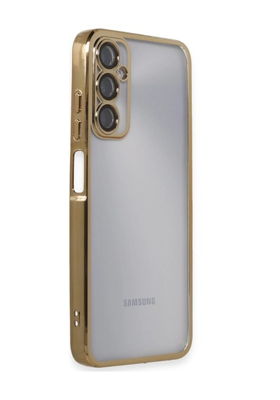 Newface - 276 - Samsung Galaxy Uyumlu A05s Kılıf Razer Lensli Silikon - Csmo-tex - - Gold