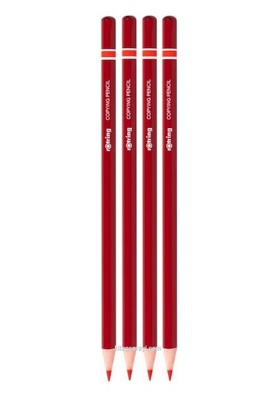 Rotring Kırmızı Kopya Kalemi 4 Adet