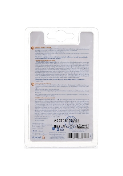 Baby Plus Tekli Damaklı Emzik Mor 6-18 Ay Mor Baby Plus Tekli Damaklı Emzik Mor 6-18 Ay Mor