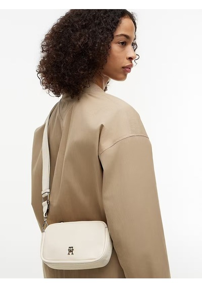 Tommy Hilfiger Kadın Omuz Çantası-aw0aw18741 Cream