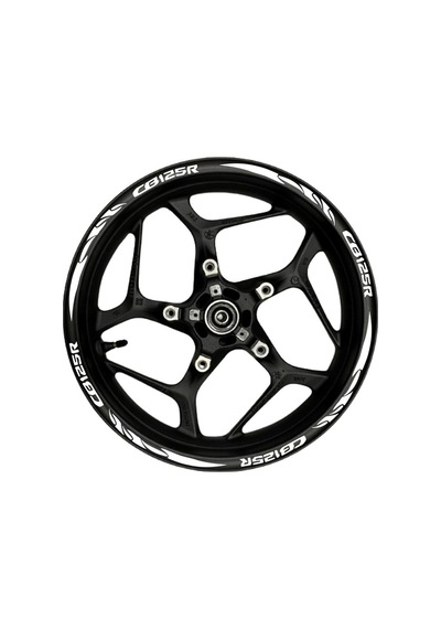 Cb125r Beyaz Yazılı Beyaz Pençe Şeritli