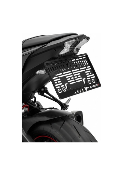 Evrim Pleksi Motor Plaka Çerçevesi 1 Adet Esnek Plakalık Motor Plakalık