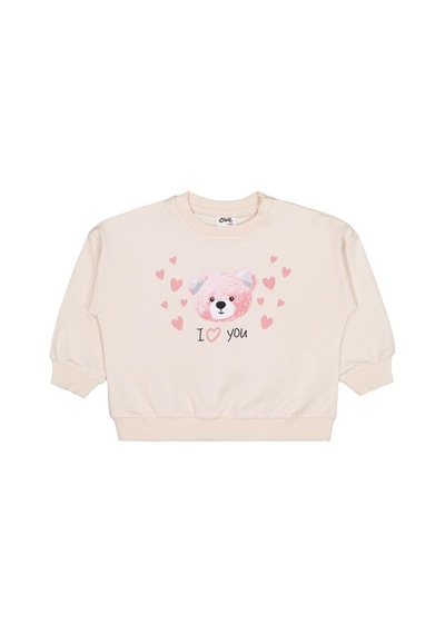Civil Baby Ayıcık Baskılı 3'lü Set 6-18 Ay Sweatshirt - Standart