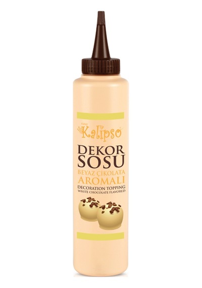 Ovalette Kalipso Dekor Sos Beyaz Çikolatalı 750 Gr