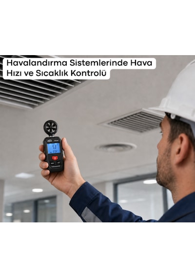 Benetech Gt8160 Mini Anemometre Rüzgar Hızı Ölçer