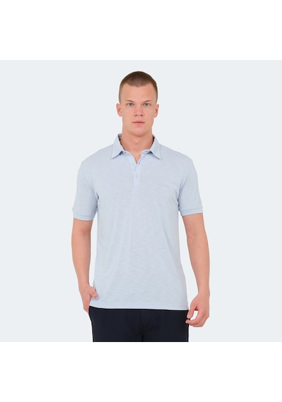 Slazenger KATSURO Erkek Polo Yaka Mavi Tişört