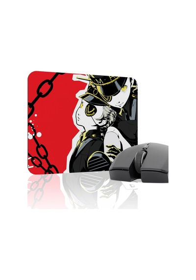 Persona 5 Kaymaz Dikişli Kauçuk Oyuncu Mousepad V5 - 22x18 Gaming Mouse Pad Fare Altlığı