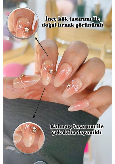 Nude Protez Tırnak Medıum Beden 10 Adet El Yapımı Takma Tırnak Seti 3506 Dark Nude Nude Protez Tırnak Medıum Beden 10 Adet El Yapımı Takma Tırnak Seti 3506 Dark Nude