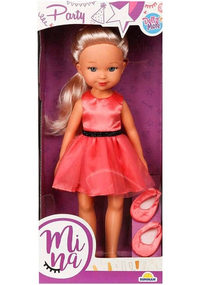 Sunman Oyuncak Mina Party Bebek 35 Cm