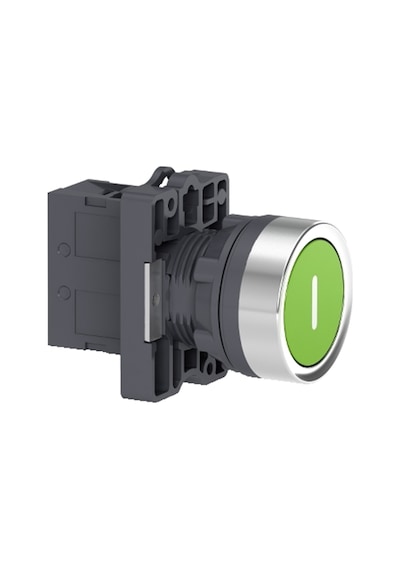 Schneider Electric XA2EA3311 İşaretli yaylı buton Ø 22 - yay dönü