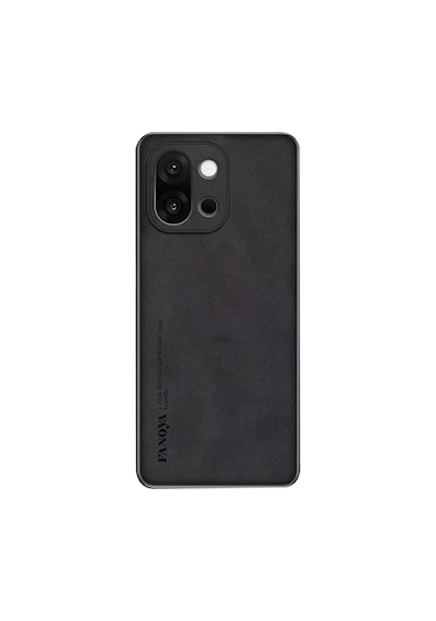 Microcase Oneplus 13t İçin Luxury Leather Series Deri Desenli Plastik Koruma Kılıf - Al8125 Gri