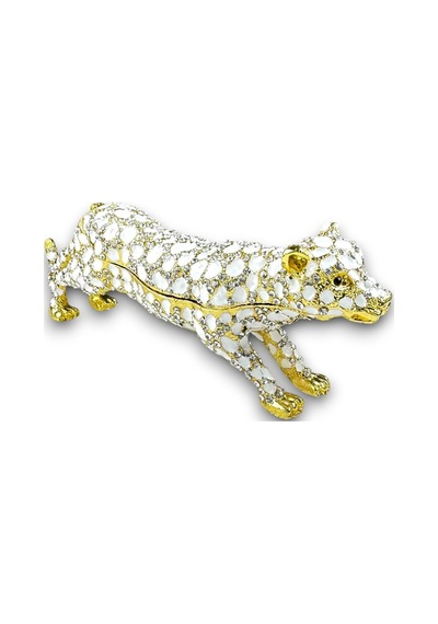 Dekoratif Taşlı Puma Biblo 19 6 CM Beyaz - Gold Detaylı Dekoratif Taşlı Puma Biblo 19 6 CM Beyaz - Gold Detaylı