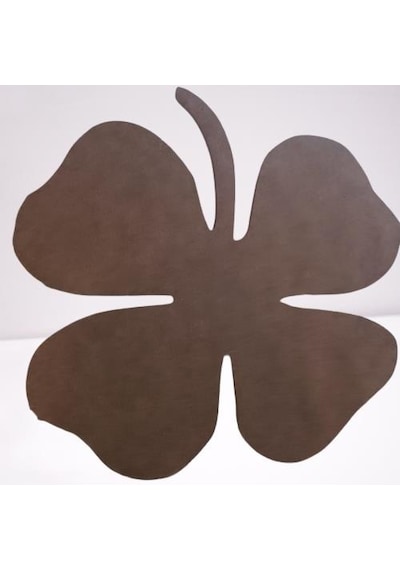 Hobi Dekoratif Pano Yonca Ahşap Mdf Ham Cnc Kesim Model El Yapım