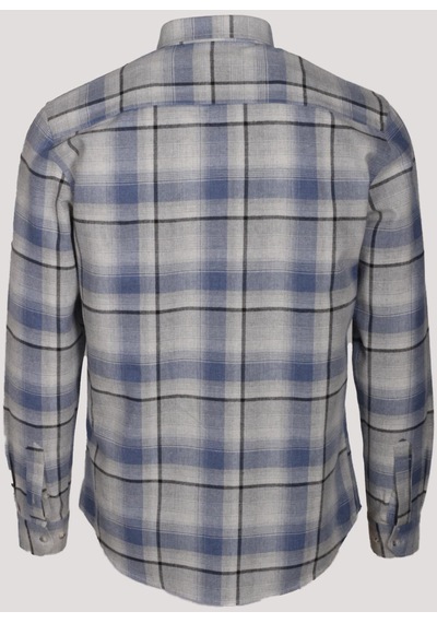 Erkek Gömlek Mavi Uzun Kol Ekose Kareli Flanel Yün Tuşeli Slim Fit Düğmeli Yaka Shirt Ncs Jeans 7269-mavi Mavi Erkek Gömlek Mavi Uzun Kol Ekose Kareli Flanel Yün Tuşeli Slim Fit Düğmeli Yaka Shirt Ncs Jeans 7269-mavi Mavi