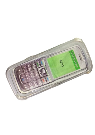 Nokia 6233 Uyumlu Telefon Koruyucu Şeffaf Mika Kapak -