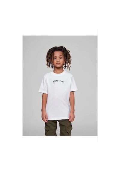 Primemağazam Çocuk Unisex Baskılı T-shirt - Beyaz Çeşitli