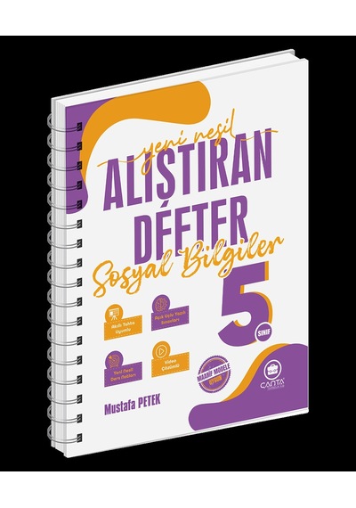 Çanta 5.sınıf Sosyal Alıştıran Defter Yeni