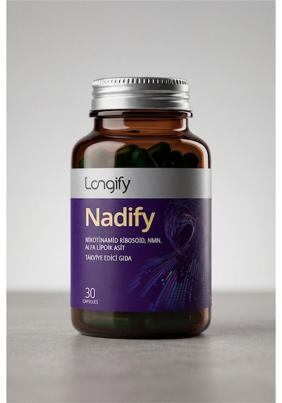 Longify Nadify Nr, Nmn, Pqq, Alfa Lipoik Asit Ve Tmg Takviye Edici Gıda 30 Kapsül