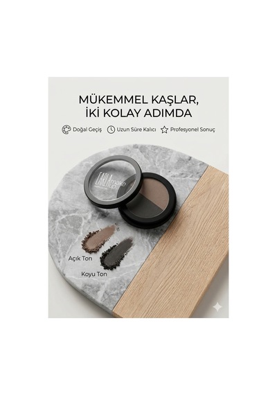 Brow Duo Compact Shadow - Toz Kaş Farı No: 10 0
