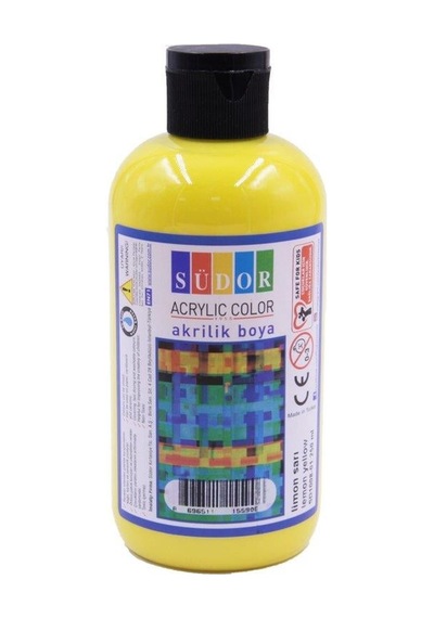 Südor Akrilik Boya 250 Ml Limon Sarı 22 Çok Renkli