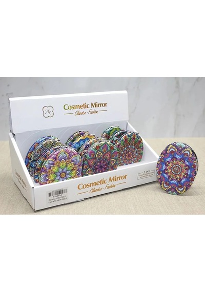 Taşlı El Aynası Oval İnce Alk3763 Standart