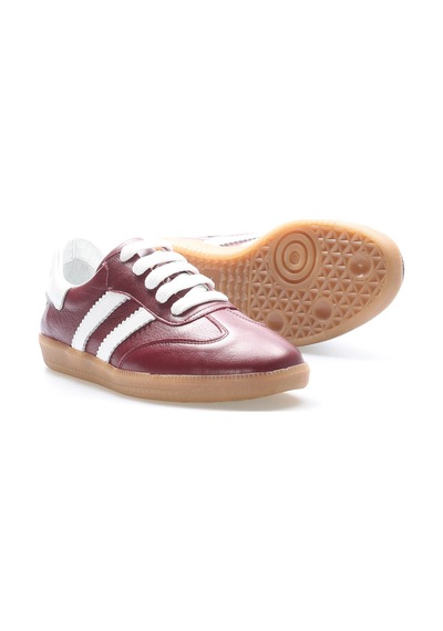 Fast Step Hakiki Deri Kadın Casual Ayakkabı 182za2324 BORDO BEYAZ Bordo - Beyaz
