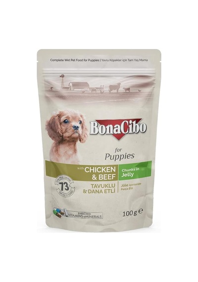 Pouch Tavuklu Dana Etli Yavru Köpek Konservesi 85 Gr