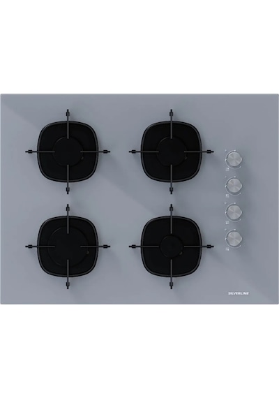 Silverline BO6501S01 - CS5665S01 - 3490 OSLO Gri Cam Ankastre Set