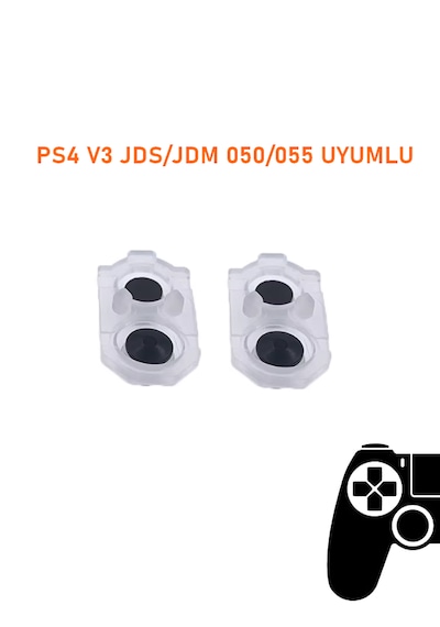 Ps4 V3 Jds 050 055 Kollar İle Uyumlu Lr L1l2 R1r2 Lastik Takımı