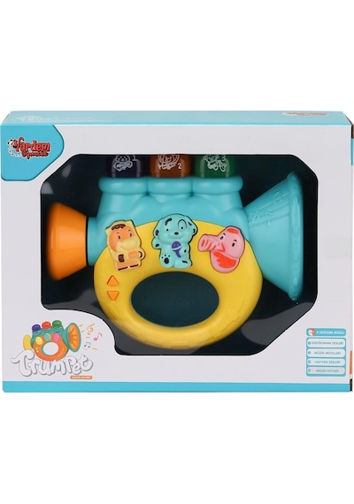 Jlg-855-37a Işıklı Ve Müzikli Trompet Bebek Pianosu -vardem Oyuncak