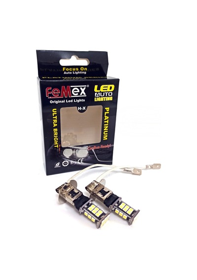 Femex H3 Sis Led Ampul Beyaz Renk Sadece Sis Farları İçin