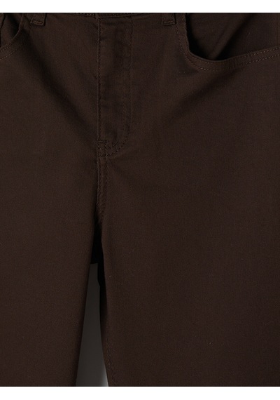 Lcwaıkıkı Classic Kahverengi Flare Kadın Jean Pantolon
