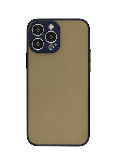 Apple iPhone Uyumlu-  13 Pro Max Kılıf Montreal Silikon Kapak - Lacivert