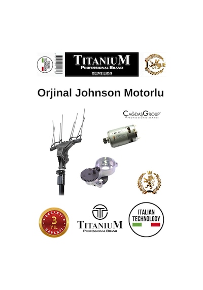 Titanium Olive Lion Plus Akülü Zeytin Hasat Makinesi Şarj Aleti Hediyeli
