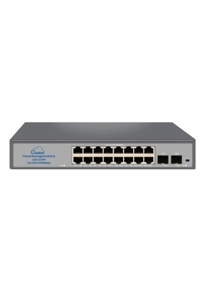 Nova Nvc-hıs2116g2s 16 Port Full Giga Cloud Non Poe Ethernet Switch