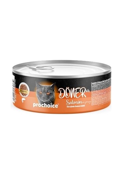 Prochoice Döner Salmon, Sos İçinde Somon Balıklı Tam & Dengeli Yetişkin Kedi Maması 70 Gr X 12 Adet 103 Ivory